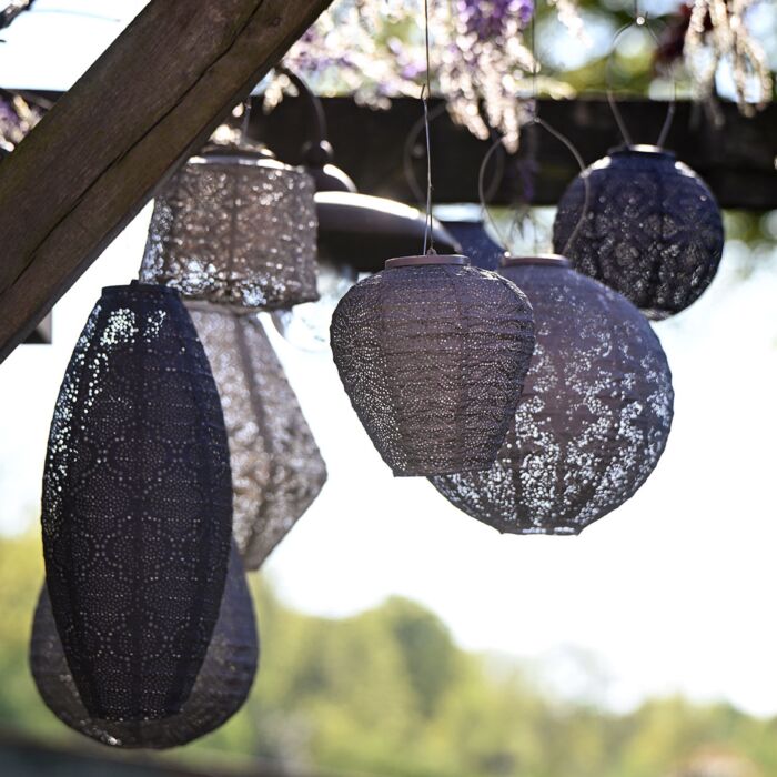 Lumiz Solar-Lampion «Lampshade», wetterfest, 43x28 cm