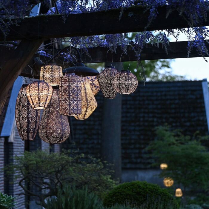 Lumiz Solar-Lampion «Jar», wetterfest, 33,7x30 cm