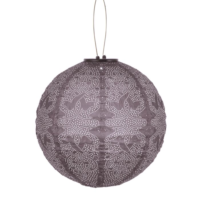 Lumiz Solar-Lampion «Round», wetterfest, 28,9x30 cm