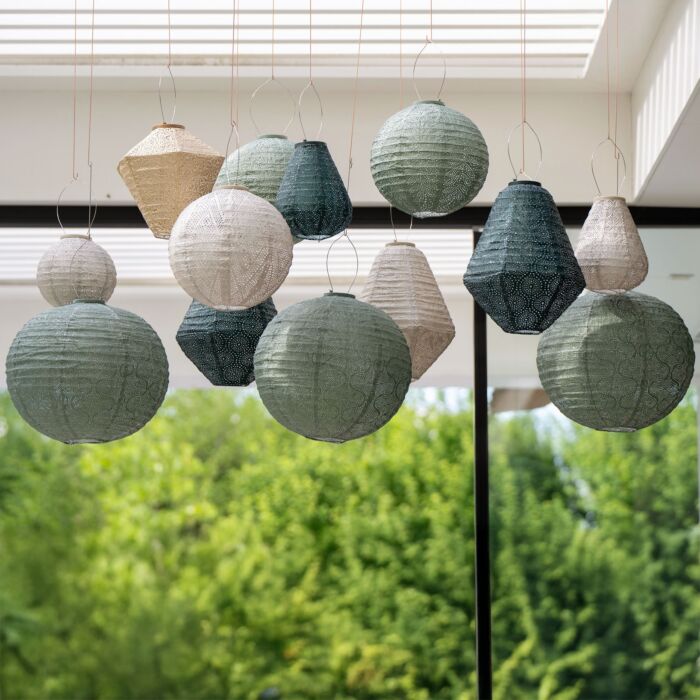Lumiz Solar-Lampion «Balloon XL», wetterfest, 50x35 cm
