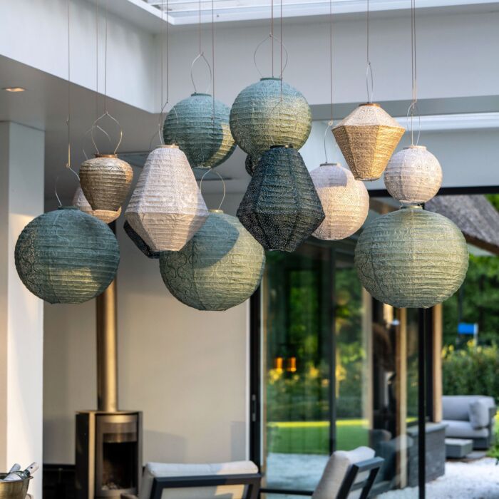 Lumiz Solar-Lampion «Oval», wetterfest, 27x40 cm
