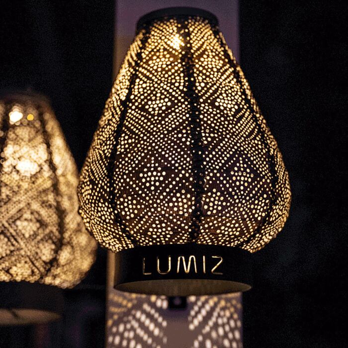Lumiz Lampion-Wandring, platzsparend, Ø 12 cm