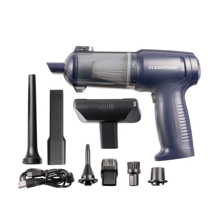 Cleanmaxx aspirateur à main multifonction sans fil, aspiration, soufflage et aspiration sous vide