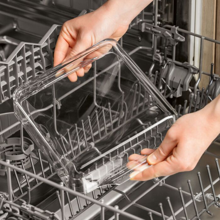 Gourmetmaxx plat à four en verre borosilicate, résistant à la chaleur