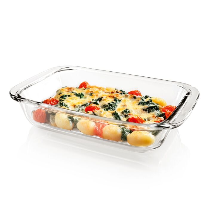 Gourmetmaxx plat à four en verre, résistant à la chaleur jusqu'à 460 °C main product photo