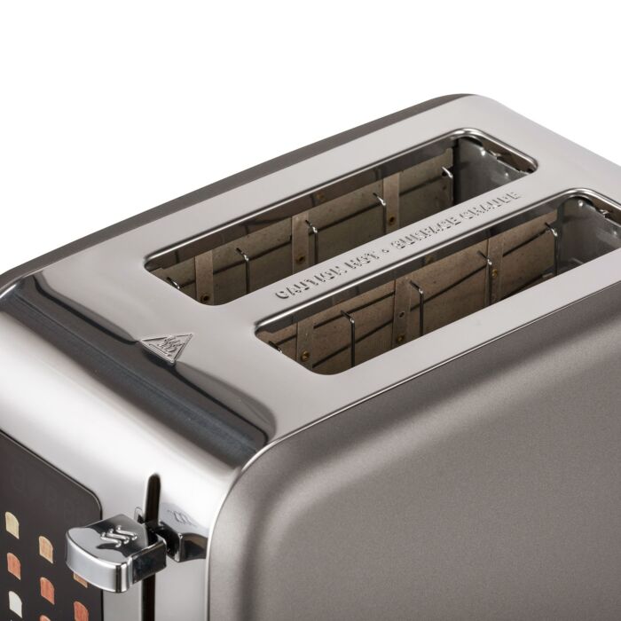 Grille-pain Schneider « SmartToast », pour 2 tranches, 9 fonctions, contrôle numérique