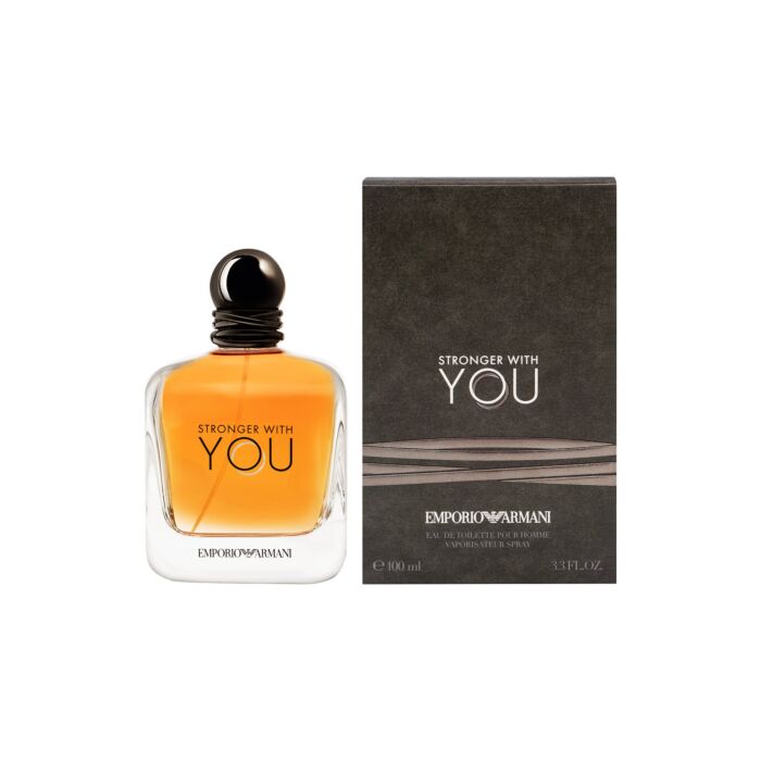 Giorgio Armani Eau de Toilette «Stronger with You», aromatischer Herrenduft, 100 ml