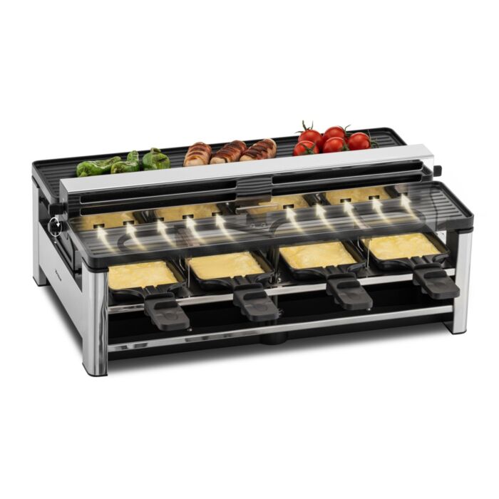 Appareil à raclette Trisa Pure Melt, avec évacuation des fumées et filtre à charbon actif