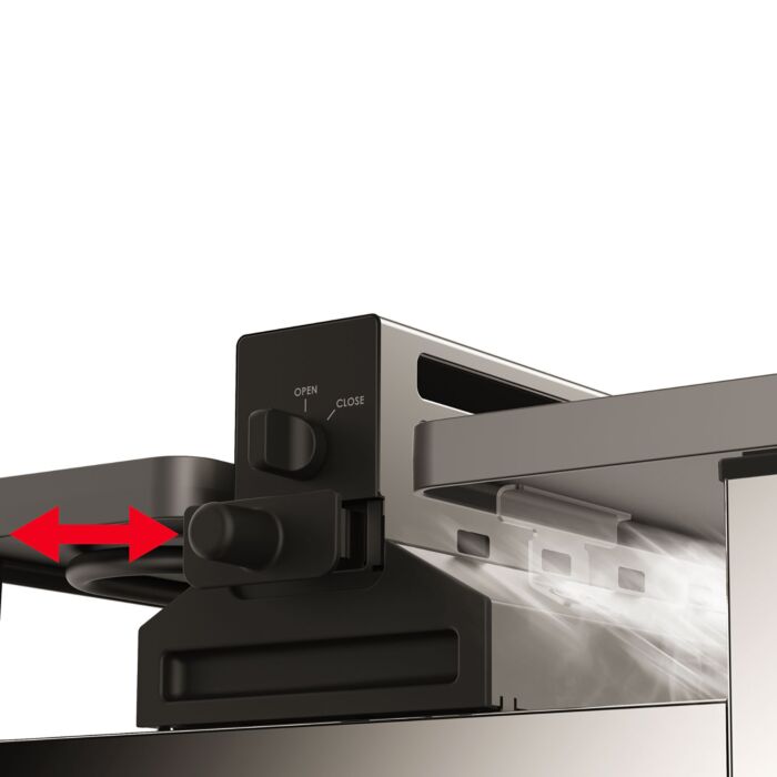 Appareil à raclette Trisa Pure Melt, avec évacuation des fumées et filtre à charbon actif