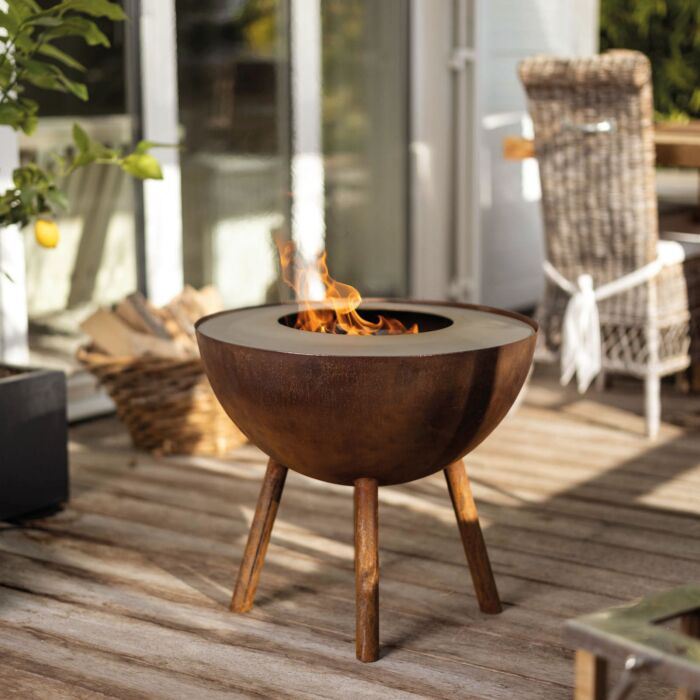 Feu du Jardin Gartenfeuer «Lumio 60», Feuerschale mit Grillfunktion, Ø 60 cm