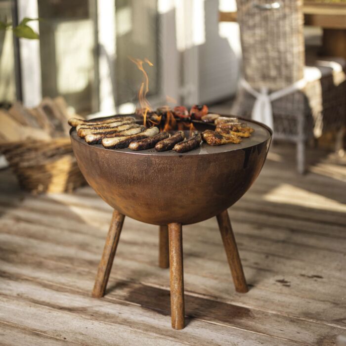Feu du Jardin Gartenfeuer «Lumio 60», Feuerschale mit Grillfunktion, Ø 60 cm