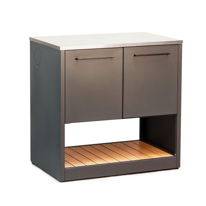 Cuisine d'extérieur Sahara «Module Standard», utilisable individuellement, avec Soft Close et plaque en acier inoxydable