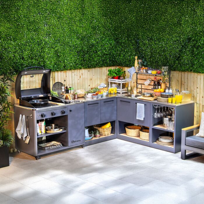 Sahara Outdoorküche-Modul «Spülbecken», mit Wasserhahn und Stauraum