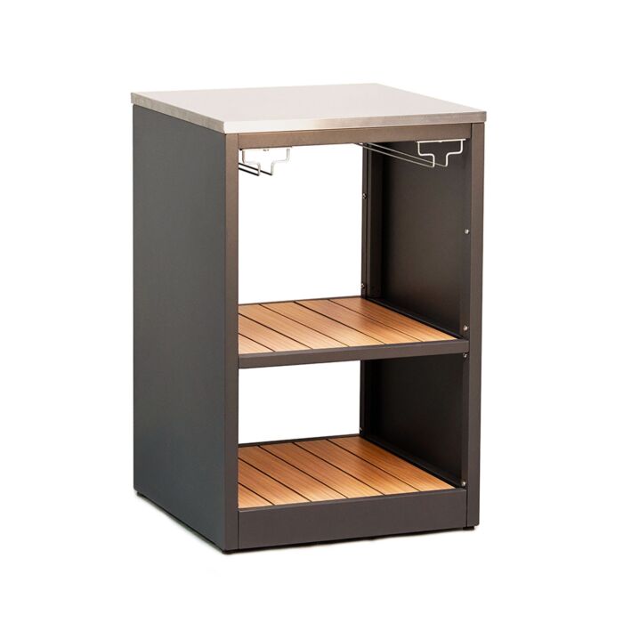 Sahara Outdoorküche-Modul «Eckmodul», mit offenen Regalen und UV-Schutz
