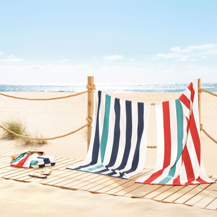 Egeria Strandtuch «Beach Cabana Stripe», 90 x 180 cm
