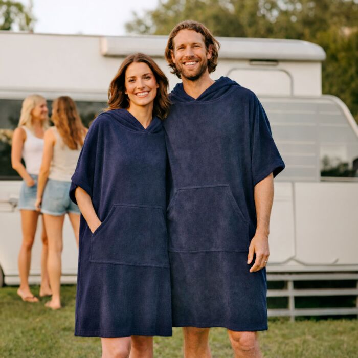 Strand- und Camping-Poncho, schnelltrocknend