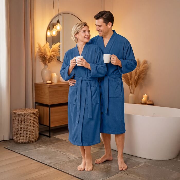 Unisex Bademantel «Elias», Walkfrottee