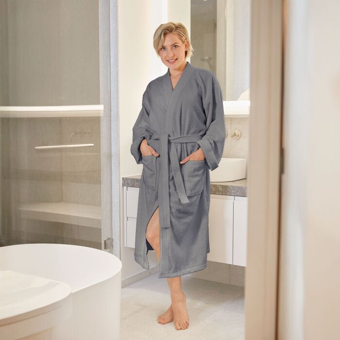 Unisex Bademantel «Elias», Walkfrottee