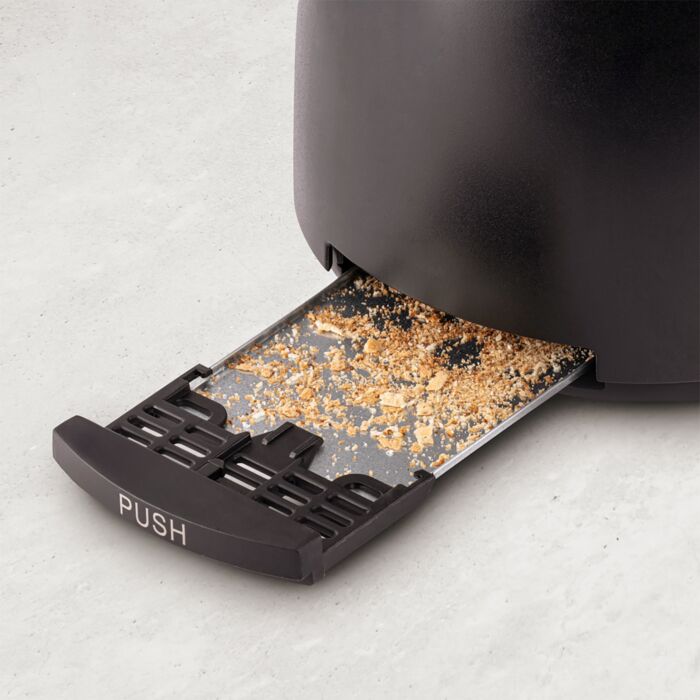 Trisa Toaster «Toast IT», digitales Touch-Display mit 6 Programmen und Brötchenwärmer