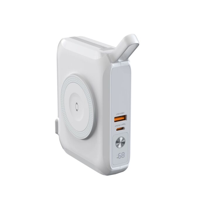 Welltravel 5-in-1 Reise-Ladegerät, Powerbank mit 15 000 mAh und Weltsteckern