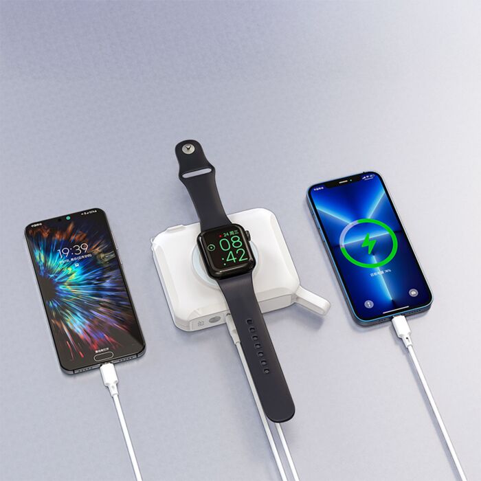 Welltravel 5-in-1 Reise-Ladegerät, Powerbank mit 15 000 mAh und Weltsteckern