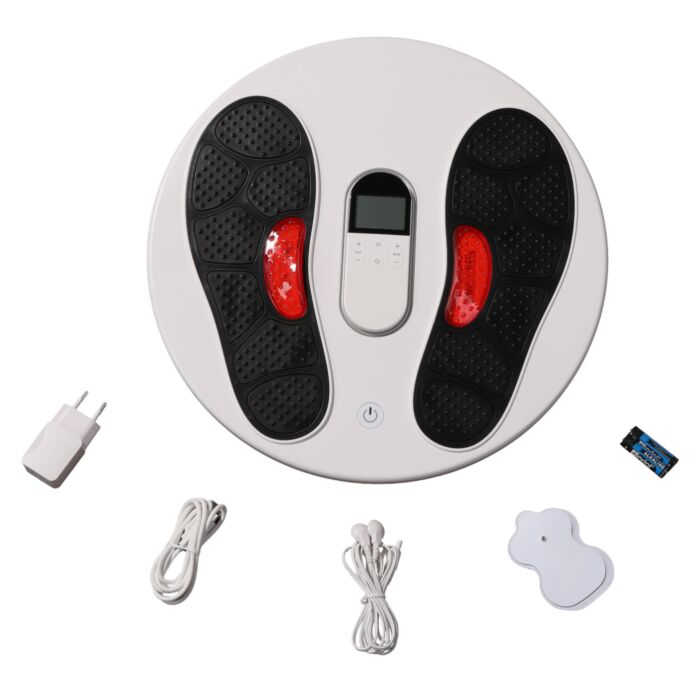 Appareil de massage des pieds, avec lumière rouge, 9 programmes, jusqu'à la taille 46