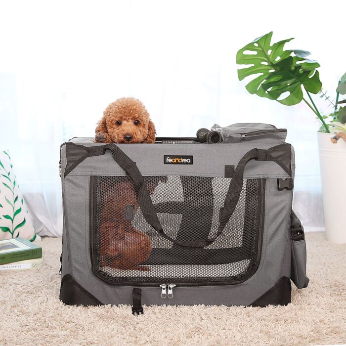 Sac de transport pour chien «Feandrea», gris