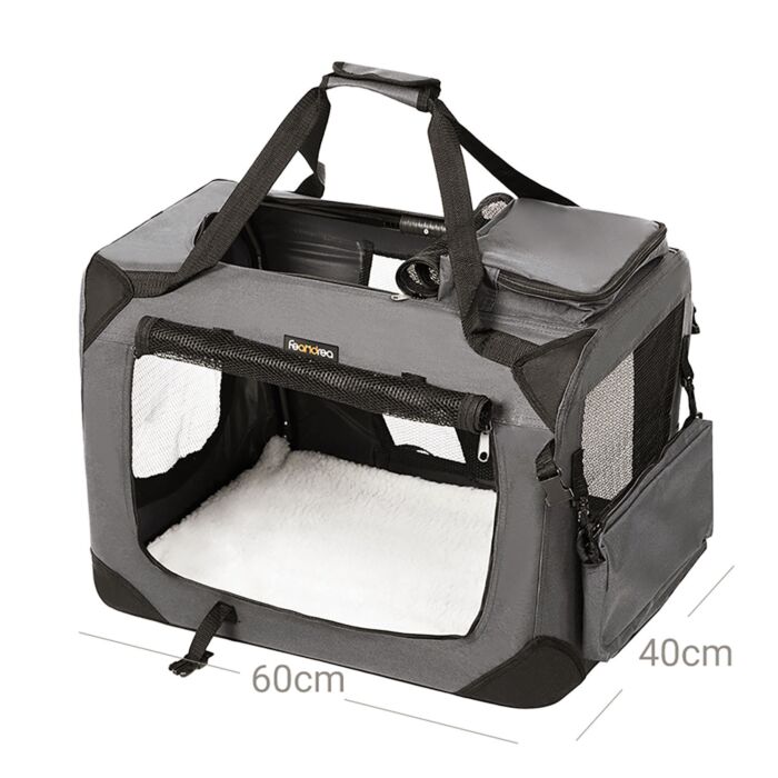 Sac de transport pour chien «Feandrea», gris