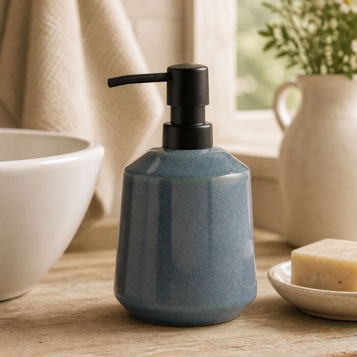 Distributeur de savon Kleine Wolke «Mystic», grès, 440 ml