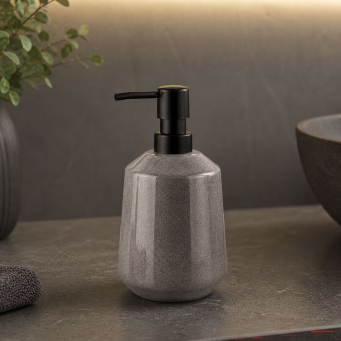 Distributeur de savon Kleine Wolke «Mystic», grès, 440 ml