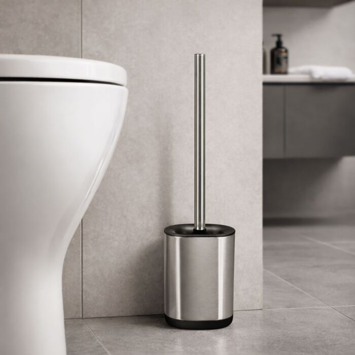 Garniture de brosse de WC Kleine Wolke «Stream», avec tête flexible, Ø 11,5 cm