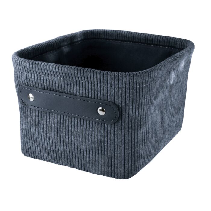 Kleine Wolke Aufbewahrungskorb «Bedford», Cord-Optik