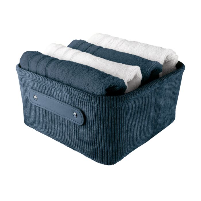 Kleine Wolke Aufbewahrungskorb «Bedford», Cord-Optik