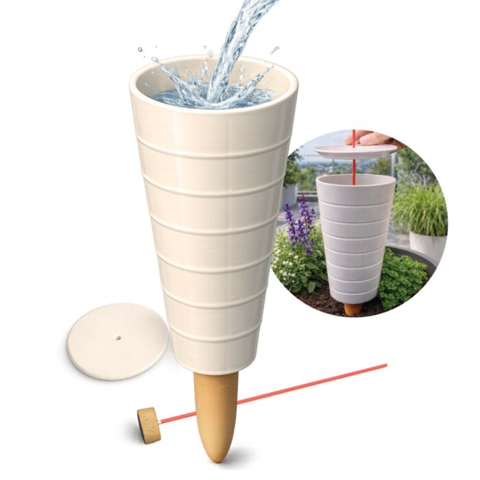 Système d'irrigation Bio Green «HydroCone» Réservoir d'eau en argile de 1,8 l pour plantes sable