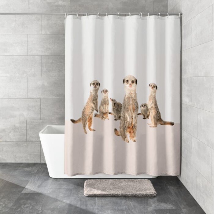 Rideau de douche Kleine Wolke «Surie», hydrofuge, 180x200 cm
