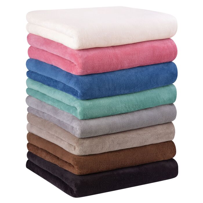 em-es-te Wohndecke «Coral», 150 x 200 cm, aus Microfaser-Fleece