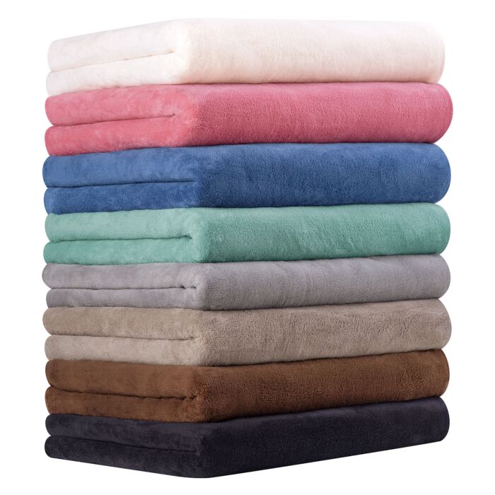 em-es-te Wohndecke «Coral», 150 x 200 cm, aus Microfaser-Fleece
