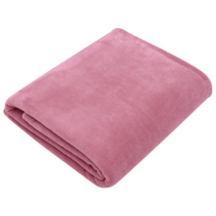 em-es-te Wohndecke «Coral», 150 x 200 cm, aus Microfaser-Fleece