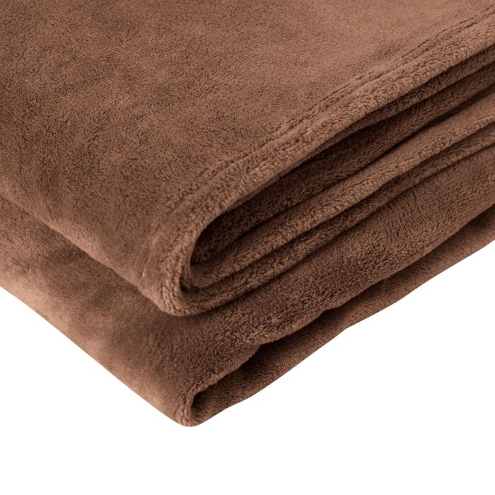 em-es-te Wohndecke «Coral», 150 x 200 cm, aus Microfaser-Fleece