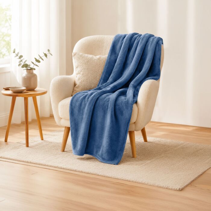 em-es-te Wohndecke «Coral», 150 x 200 cm, aus Microfaser-Fleece
