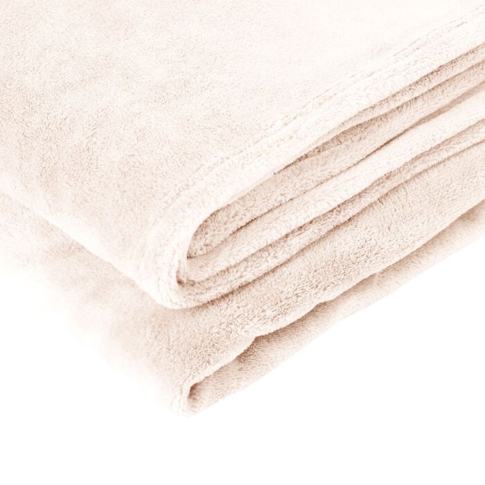 em-es-te Wohndecke «Coral», 150 x 200 cm, aus Microfaser-Fleece