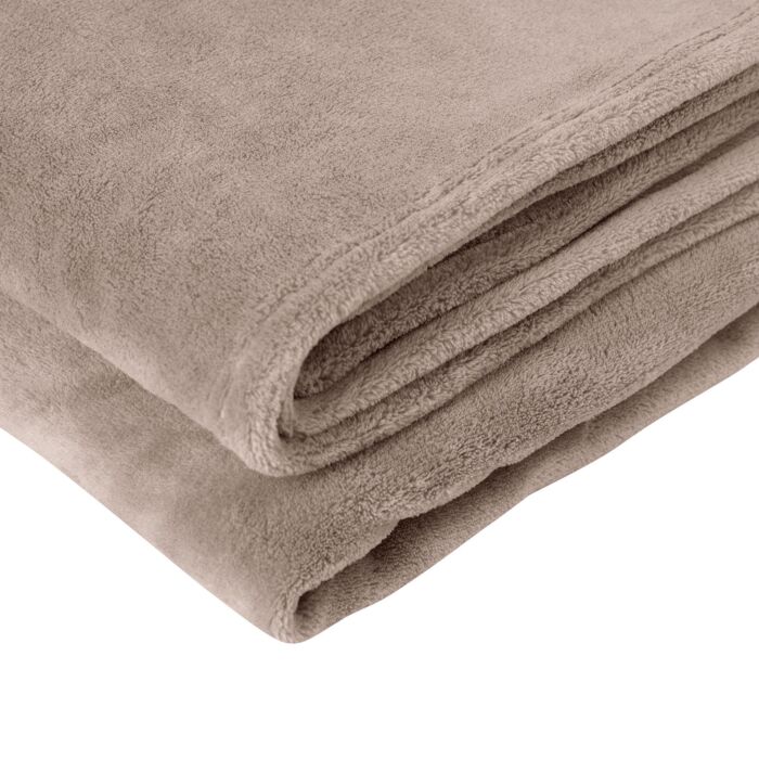 em-es-te Wohndecke «Coral», 150 x 200 cm, aus Microfaser-Fleece