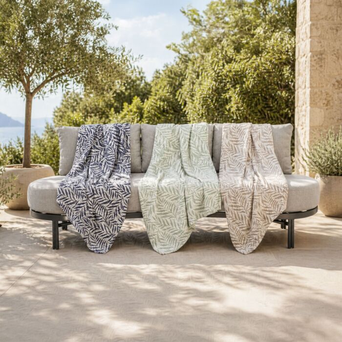 Couverture de salon en chenille «Ramira», 130x180 cm
