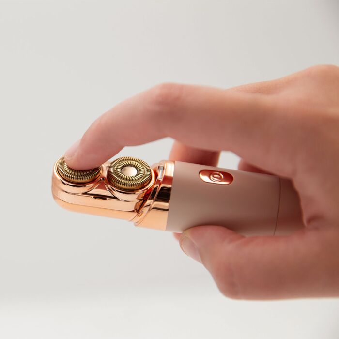 Rasoir pour dames Roxy «Body & Face», compact avec éclairage LED