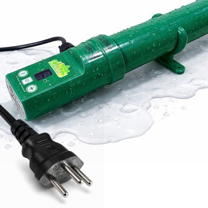 Chauffage électrique Bio Green avec thermostat numérique, pour serres jusqu'à 10 m²
