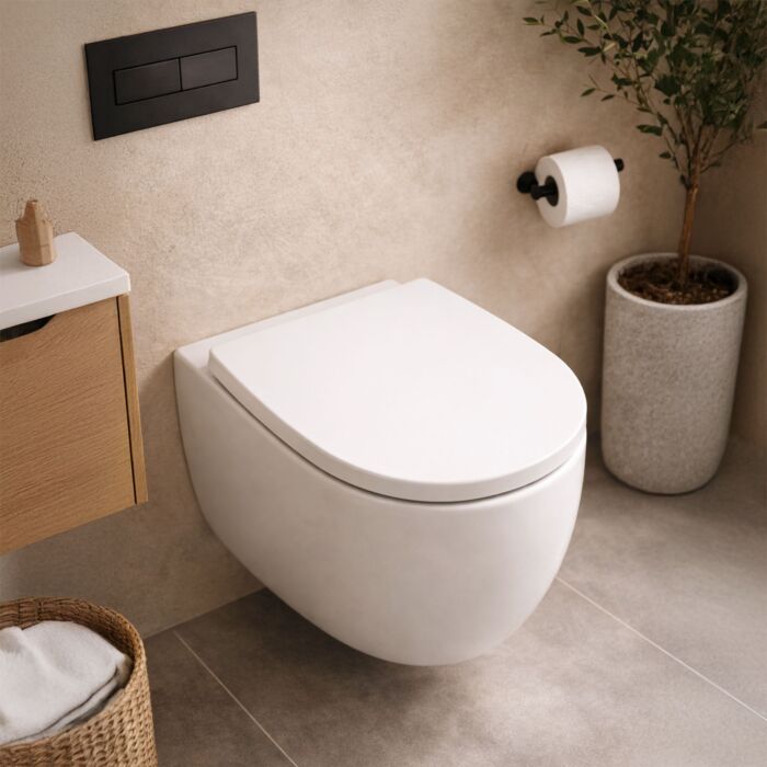diaqua WC-Sitz «Rouen», mit Absenkautomatik und Easy-Cleaning