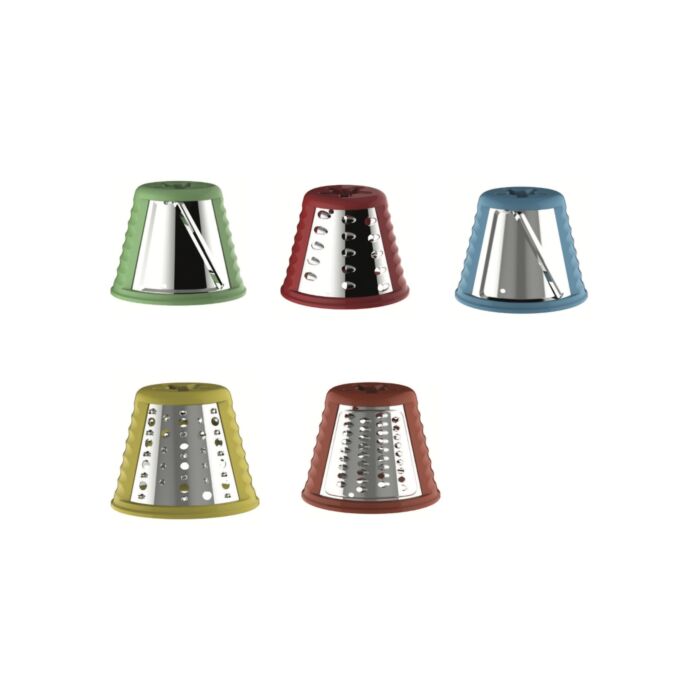 Ohmex Elektrische Gemüsereibe, 5 Reibekegel, 150 W