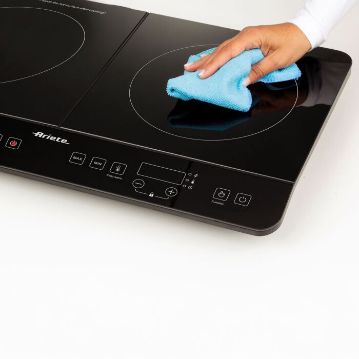 Ariete Doppel-Induktionskochplatte, 2 Kochzonen, Touch-Bedienung, 3500 W