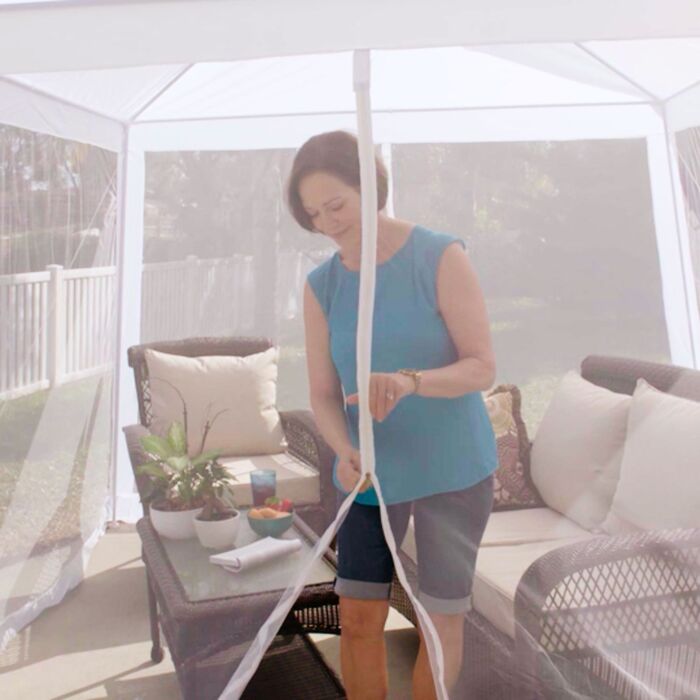 Starlyf Gartenzelt «Gazebo», mit Moskitonetz und UV-Schutz, 3 x 3 m