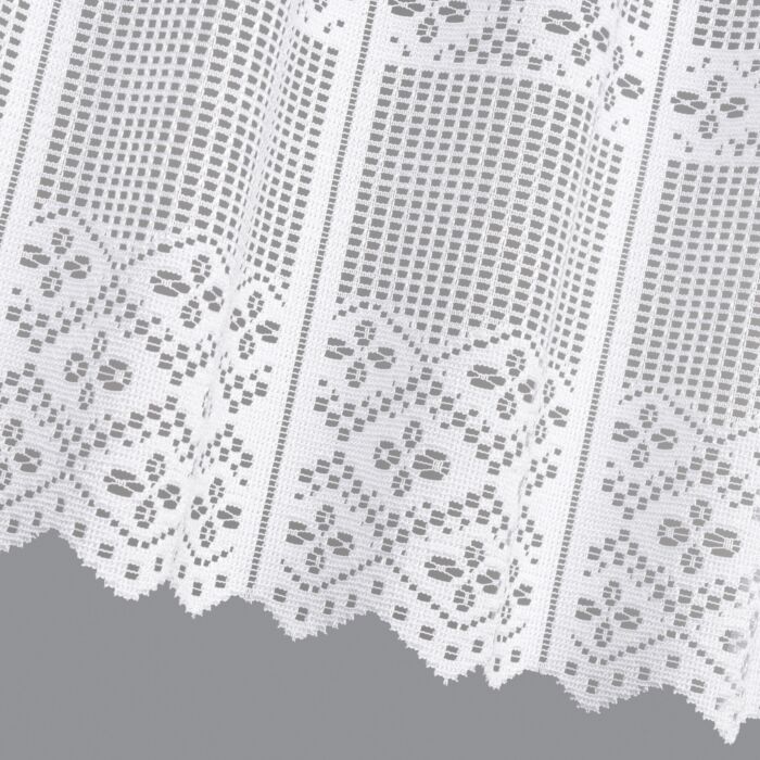 Rideau de bistrot «Hanna», jacquard semi-transparent